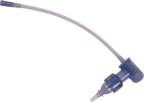 Фото - Аспіратор назальний дитячий Lindo з трубочкою, синій (Pk 820 син)