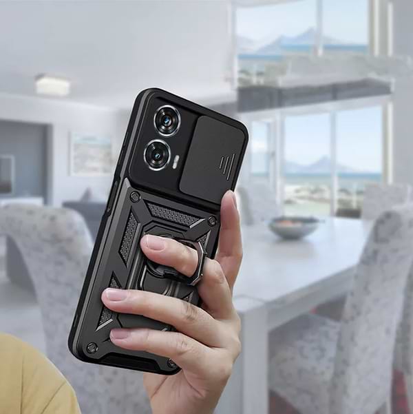 Фото - Чохол для смартфону BeCover Military for Motorola Moto G85 Black (712163)