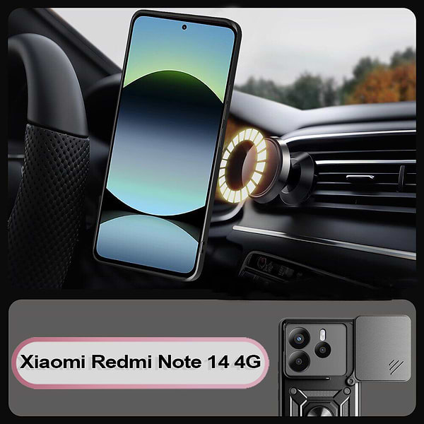Фото - Чохол для смартфону BeCover Military for Xiaomi Redmi Note 14 4G Black (713451)