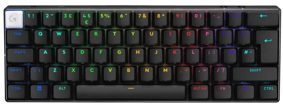 Фото - Клавиатура беспроводная игровая Logitech G Pro X 60 LightSpeed Black (920-011911)