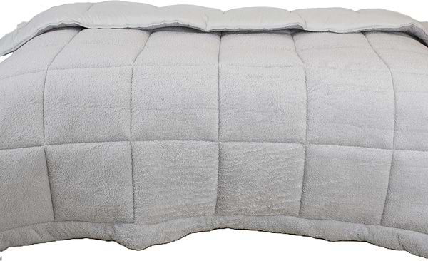 Фото - Ковдра демісезонна полуторна ТЕП TEDDY 150х210 см Світло-сірий (1-05207_35049) Фото - Ковдра демісезонна полуторна ТЕП TEDDY 150х210 см Світло-сірий (1-05207_35049)