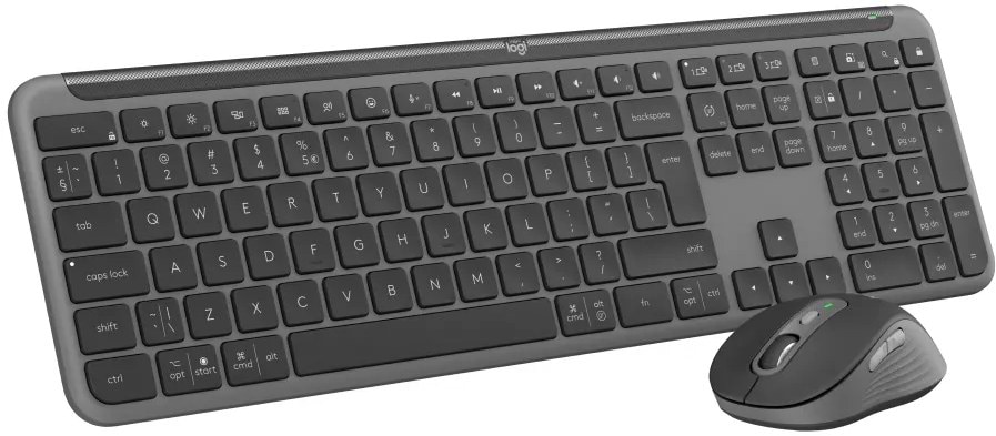 Клавиатура+мышь беспроводная Logitech Signature Slim Combo MK950 Graphite (920-012490) - Фото 1