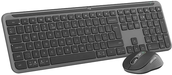 Фото - Клавиатура+мышь беспроводная Logitech Signature Slim Combo MK950 Graphite (920-012490)