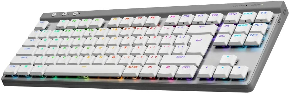 Клавіатура бездротова ігрова Logitech G515 Lightspeed TKL White (920-012539) - Фото 1