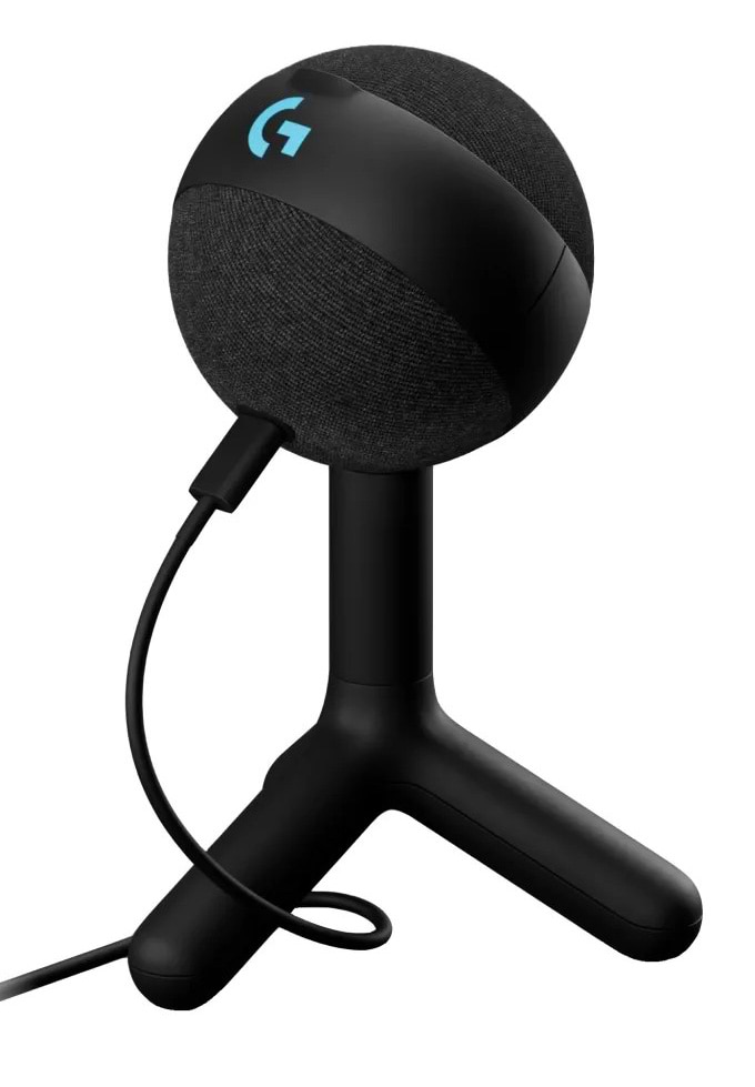 Микрофон для компьютера проводной Logitech G Yeti Orb RGB Gaming Mic with Lightsync Black (988-000551) - Фото 1
