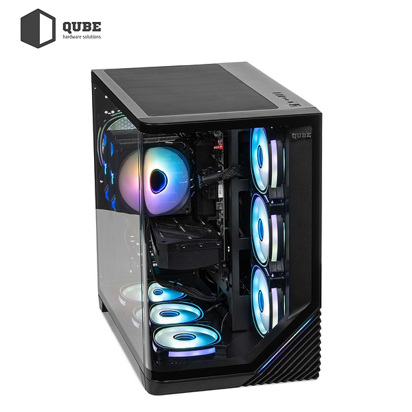 Фото - Системный блок QUBE QB Ryzen 7 7700 RTX 5070 12GB MRGb 641010Win (Ryzen77700RTX507012GBMRGb641010Win)
