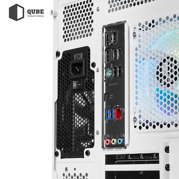 Фото - Системный блок QUBE QB Ryzen 7 7700 RTX 5070 Ti 16GB MRGw 322020 (Ryzen77700RTX5070TI16GBMRGw322020)