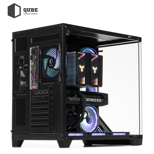 Фото - Системный блок QUBE QB Ryzen 7 7700 RTX 5070 12GB MRGb 641010Win (Ryzen77700RTX507012GBMRGb641010Win)