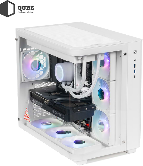 Фото - Системний блок QUBE QB Core Ultra 9 285KF RTX 5080 16GB TK3W 9620 (CoreUltra9285KFRTX508016GBTK3W9620)