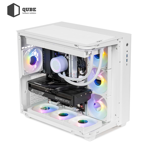 Фото - Системний блок QUBE QB Ryzen 9 9950X RTX 5070 12GB TK3W 321010Win (Ryzen99950XRTX507012GBTK3W321010Win)