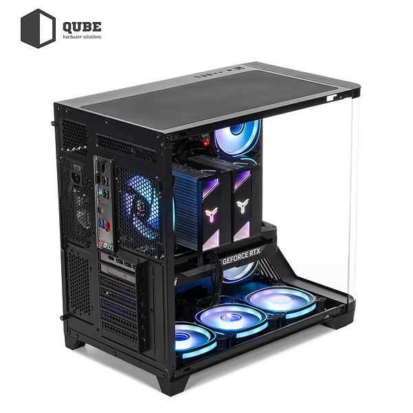 Фото - Системный блок QUBE QB Ryzen 7 7700 RTX 5070 12GB MRGb 641010Win (Ryzen77700RTX507012GBMRGb641010Win)