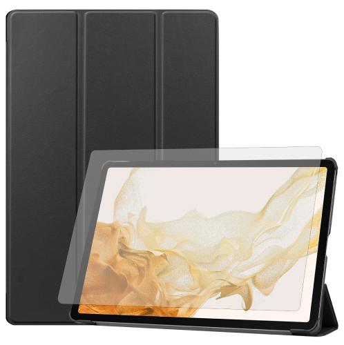 Чехол для планшета AIRONPremium for Samsung Galaxy Tab S9 Plus/S9FE Plus 12.4''2023 + защ.пленка и салф. Black (4822352781109)