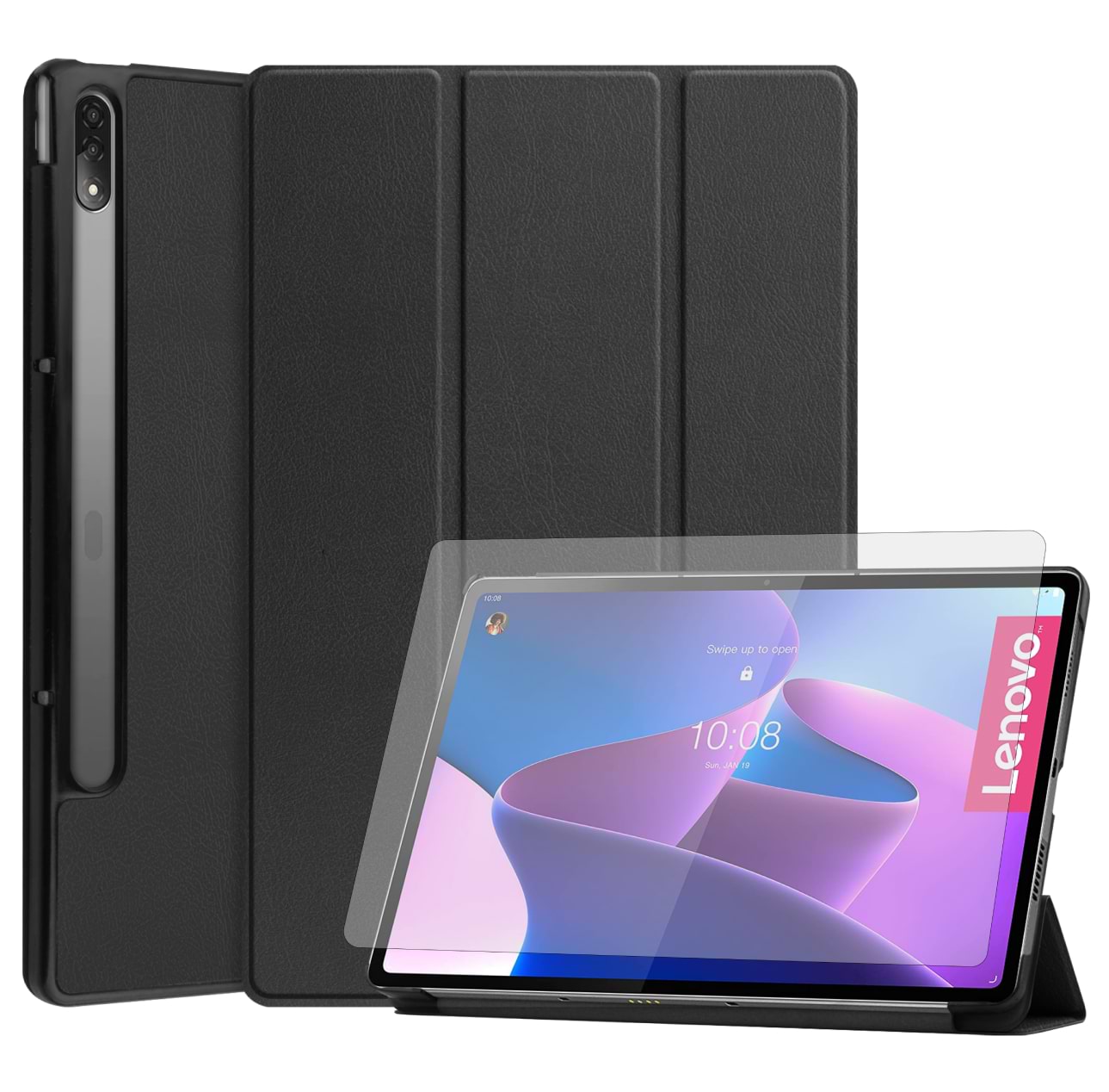 Купити Чохол для планшета AIRON Premium for Lenovo Tab P12 Pro із захисною плівкою та серветкою Black (4822352781108) - Фото 1 Чохол для планшета AIRON Premium for Lenovo Tab P12 Pro із захисною плівкою та серветкою Black (4822352781108) - Фото 1