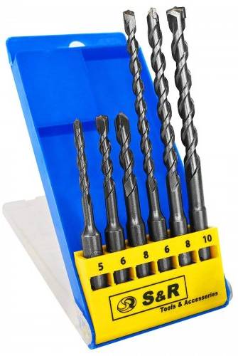 Набір бурів S&R Meister sds-plus 6 шт. (210240006)