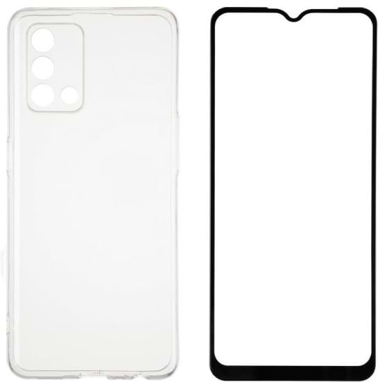 Чехол для смартфона XOKO Ultra Thin Air + Защитное стекло Full Cover Ultra-Thin 0.25мм for Realme C11 (2021) Black (XK-CS-ULT-RL-C11) - Фото 1