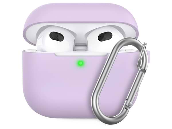 Фото - Чохол для навушників KeyBudz for Apple AirPods 3 Elevate Series Keychain Lavender (AP3_S5_LVD) Фото - Чохол для навушників KeyBudz for Apple AirPods 3 Elevate Series Keychain Lavender (AP3_S5_LVD)