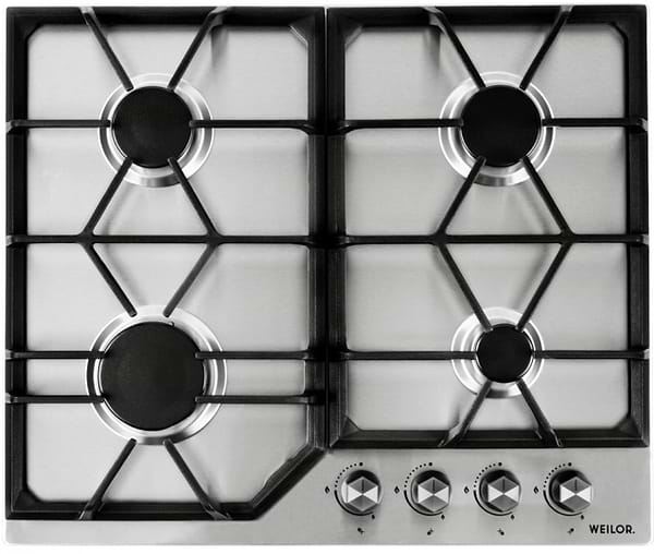 Фото - Варочная панель газовая Weilor GM 604 SS Фото - Варочная панель газовая Weilor GM 604 SS