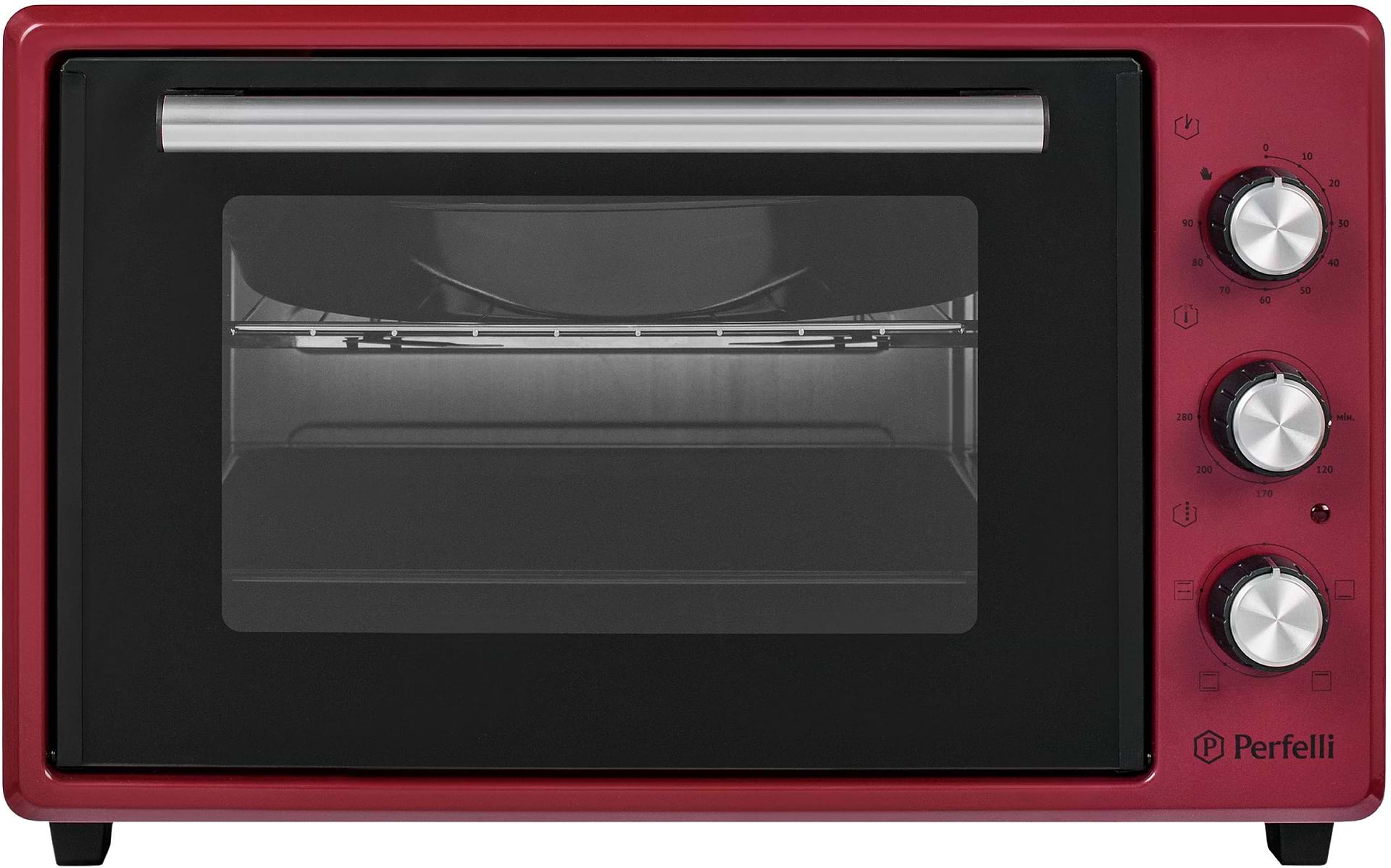Піч електрична Perfelli MIRAGE 37 RED - Фото 1