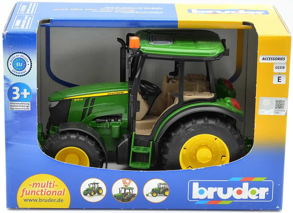 Фото - Наземна будівельна техніка BRUDER Трактор John Deere 5115M (02106)