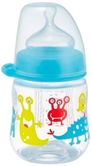 Пляшка для годування NIP PP Диваки, 150 мл. (35055)