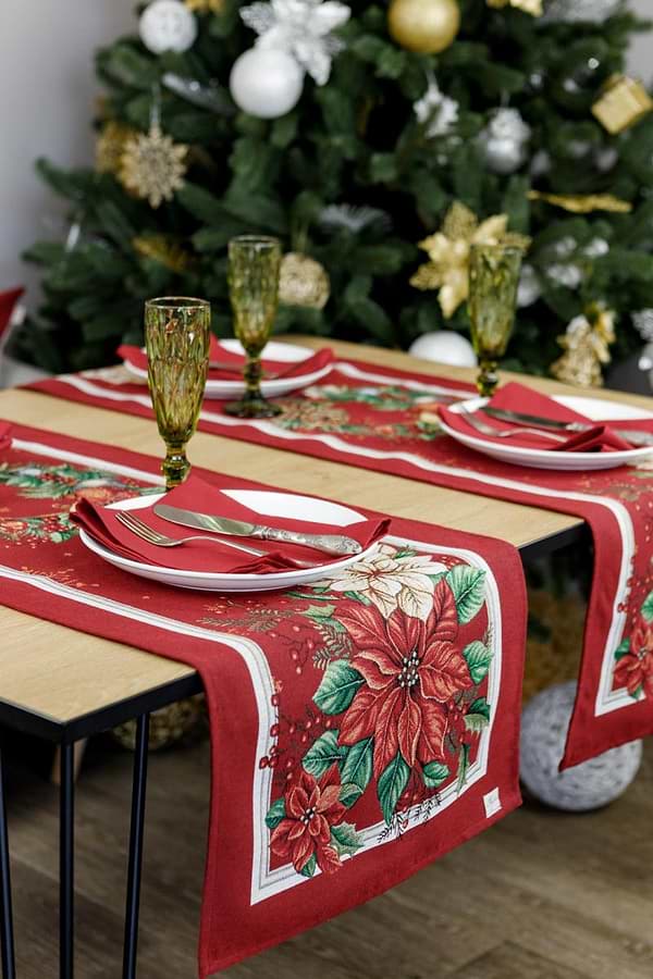 Фото - Скатертина раннер Прованс гобелен PRESENT 40х140 (031389)