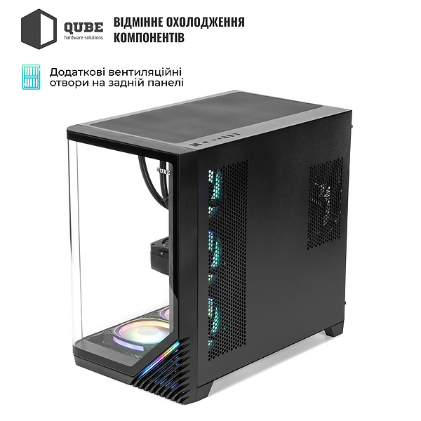 Фото - Системний блок QUBE QB Core Ultra 5 245KF RTX 5070 12GB MRGb 321010Win (CoreUltra5245KFRTX507012GBMRGb321010Win)