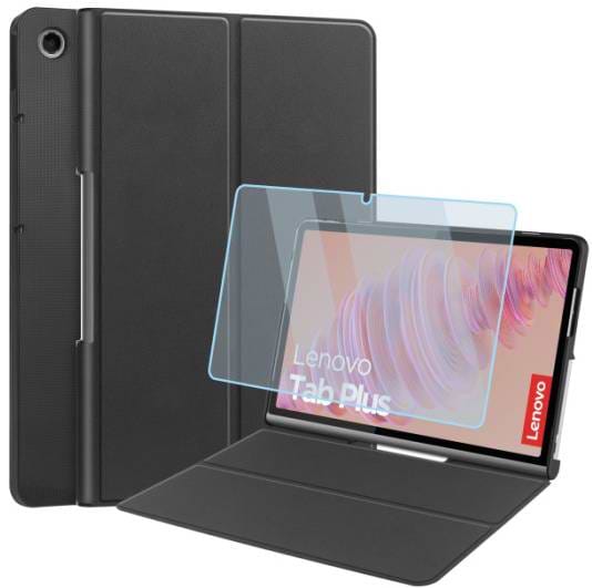 Чехол для планшета AIRON Premium for Lenovo Tab Plus 2024 11.5 с защитной пленкой и салфеткой Black (4822356758485)