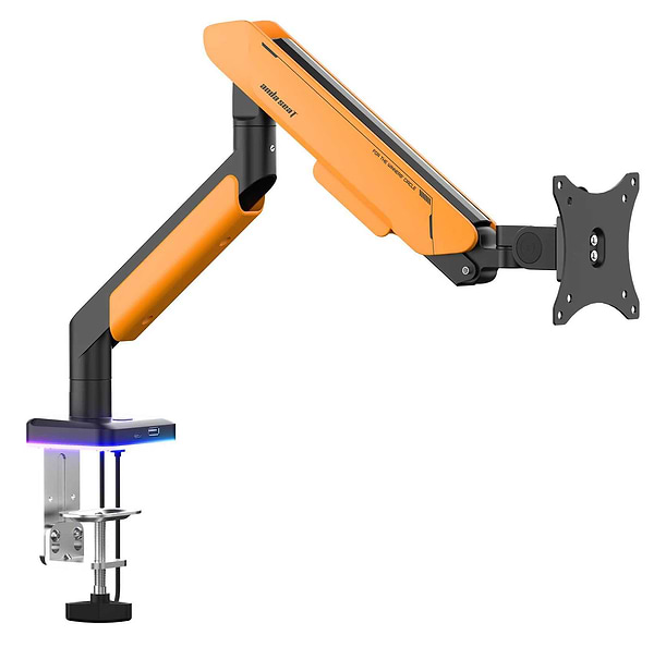 Фото - Кріплення настільне Anda Seat Stealth PRO II RGB 17''-42'' Orange (AD-W-A9X-1S-BO)