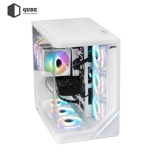 Фото - Системный блок QUBE QB Ryzen 7 7700 RTX 5070 Ti 16GB MRGw 322020 (Ryzen77700RTX5070TI16GBMRGw322020)