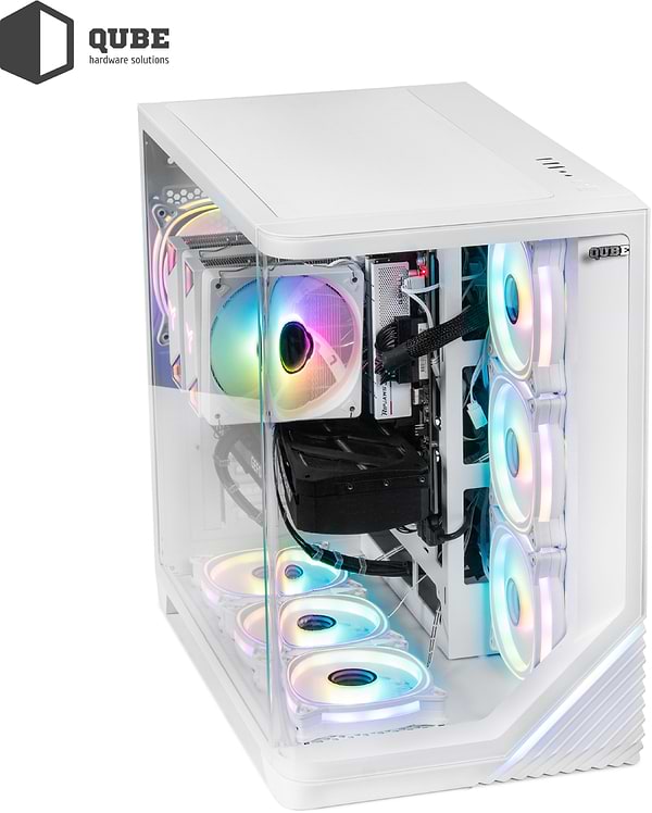 Фото - Системний блок QUBE QB Ryzen 7 7700 RTX 5070 12GB MRGw 321010Win (Ryzen77700RTX507012GBMRGw321010Win)