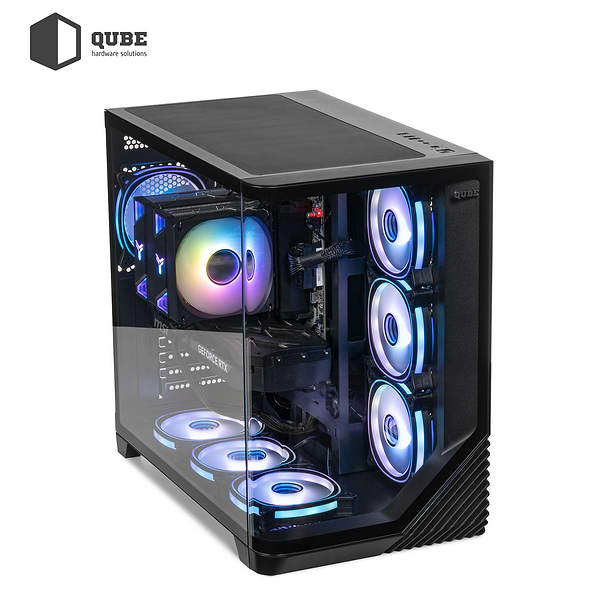 Фото - Системный блок QUBE QB Ryzen 7 7700 RTX 5070 12GB MRGb 641010Win (Ryzen77700RTX507012GBMRGb641010Win)