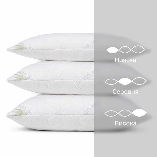 Фото - Подушка стандартна MirSon №862 Alberto Eco-Soft Hand made 50х70 см (2200003196849)