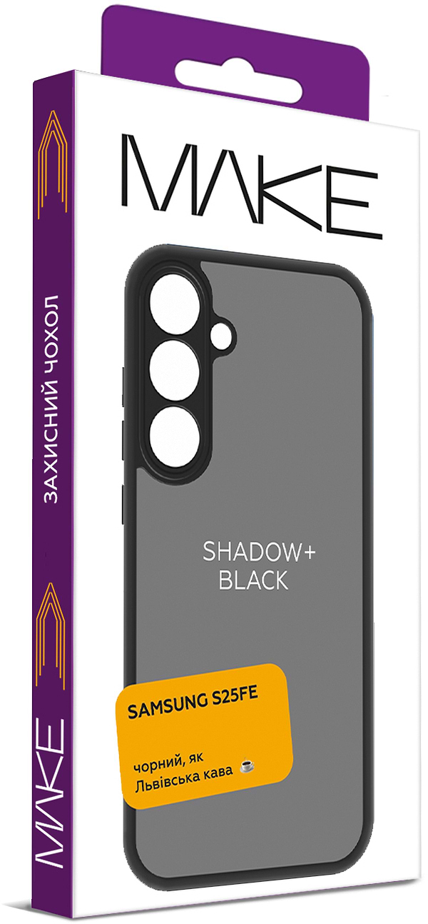 Фото - Чехол для смартфона MAKE Shadow+ for Samsung S25 FE, Black (MCSD-SS25FEBK)