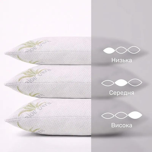 Фото - Подушка стандартна MirSon бавовняна №874 Dorotea Пружна 50х70 см (2200003226614)