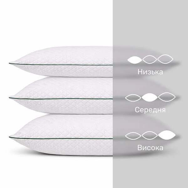 Фото - Подушка стандартная MirSon Eco Aloe Vera №615 с эвкалиптом Средняя 60х60 (2200000852236)