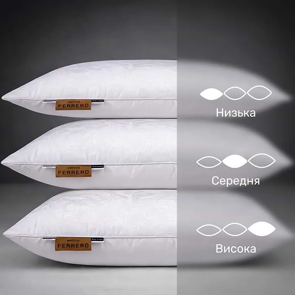 Фото - Подушка стандартная MirSon №15-38 Ferrero Thinsulate White 70х70 см (2200011165578)