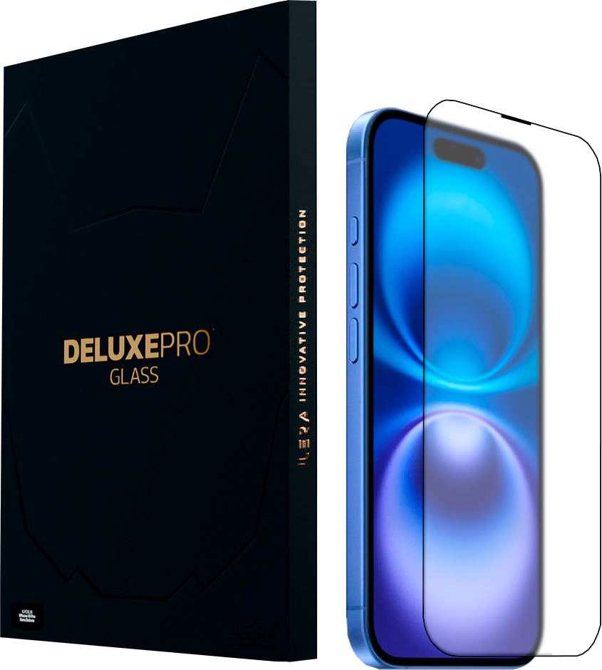 Захисне скло для смартфону ILera Deluxe Frosted Glass iPhone 16 Plus (iLFrDL16PL)