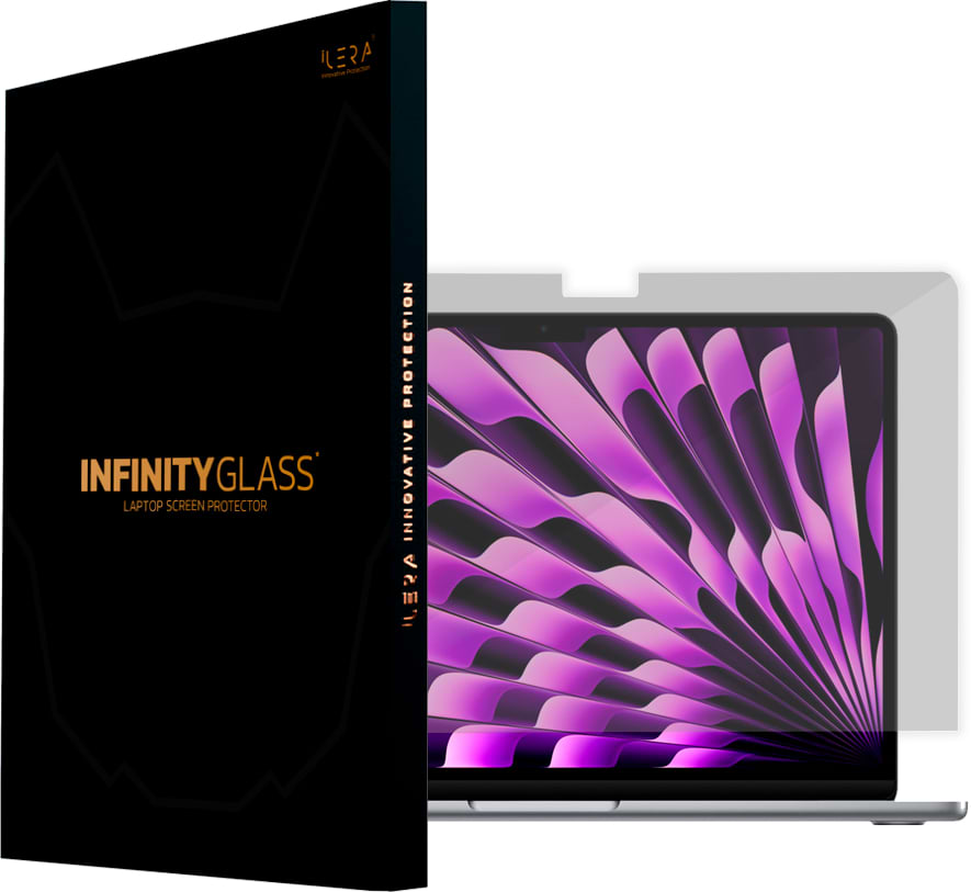 Защитное стекло для ноутбука ILera Incognito Glass screen protector for MacBook Air M2 (iLIGLMC5)