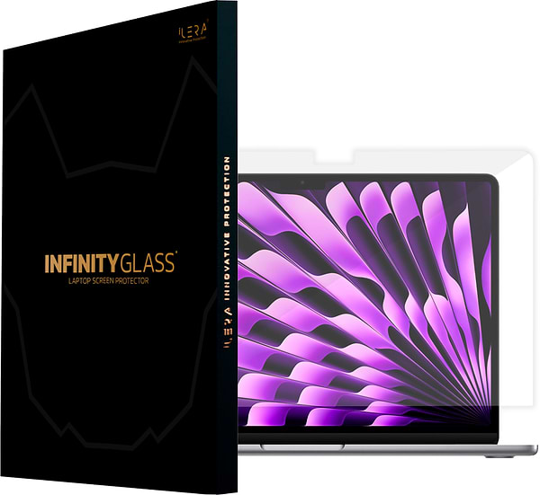 Фото - Захисне скло для ноутбука ILera MacBook Glass screen protector Air M2" (iLMCGL01)