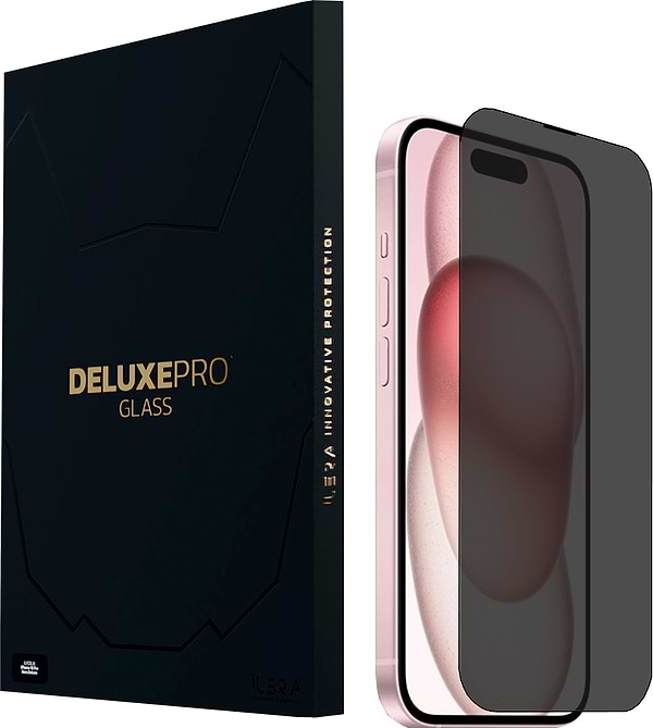 Фото - Защитное стекло для смартфона ILera DeLuxe Incognito FullCover Glass for iPhone 15 Plus (iLInDL15Ps)