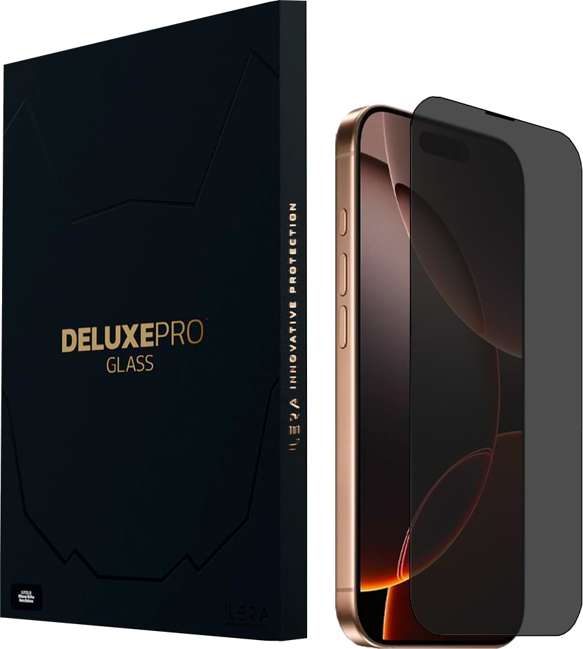 Захисне скло для смартфону ILera DeLuxe Incognito FullCover Glass for iPhone 16 Pro Max (iLInDL16PRMAX)