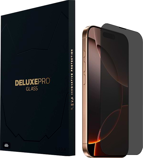 Фото - Защитное стекло для смартфона ILera DeLuxe Incognito FullCover Glass for iPhone 16 Pro Max (iLInDL16PRMAX) Фото - Защитное стекло для смартфона ILera DeLuxe Incognito FullCover Glass for iPhone 16 Pro Max (iLInDL16PRMAX)