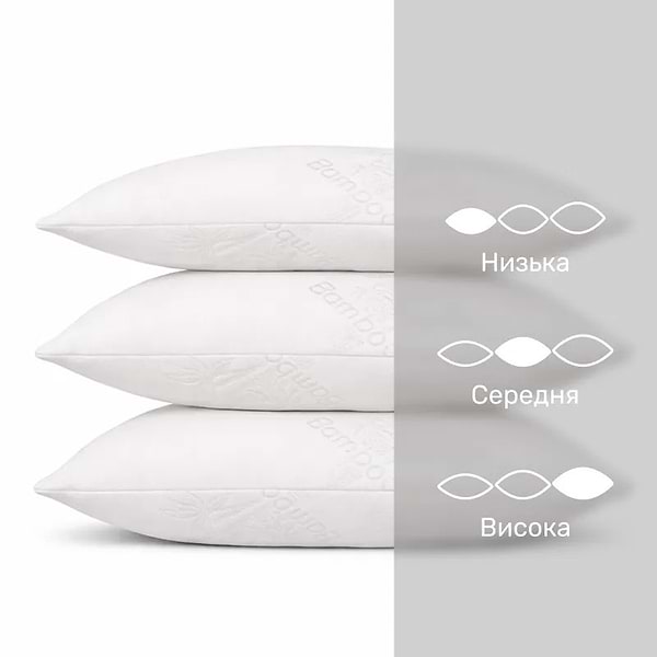 Фото - Подушка стандартная MirSon №804 Julia EcoSilk Hand made 50х70 см (2200003037210)