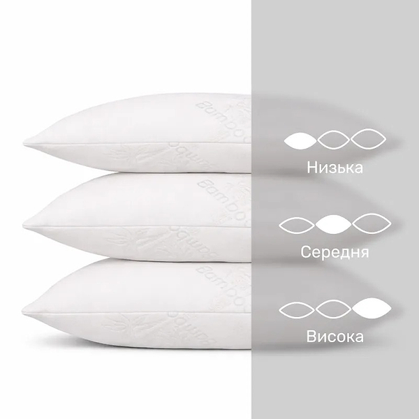 Фото - Подушка стандартная MirSon антиаллергенная №761 Julia Eco-soft средняя 70х70 см (2200001486904)