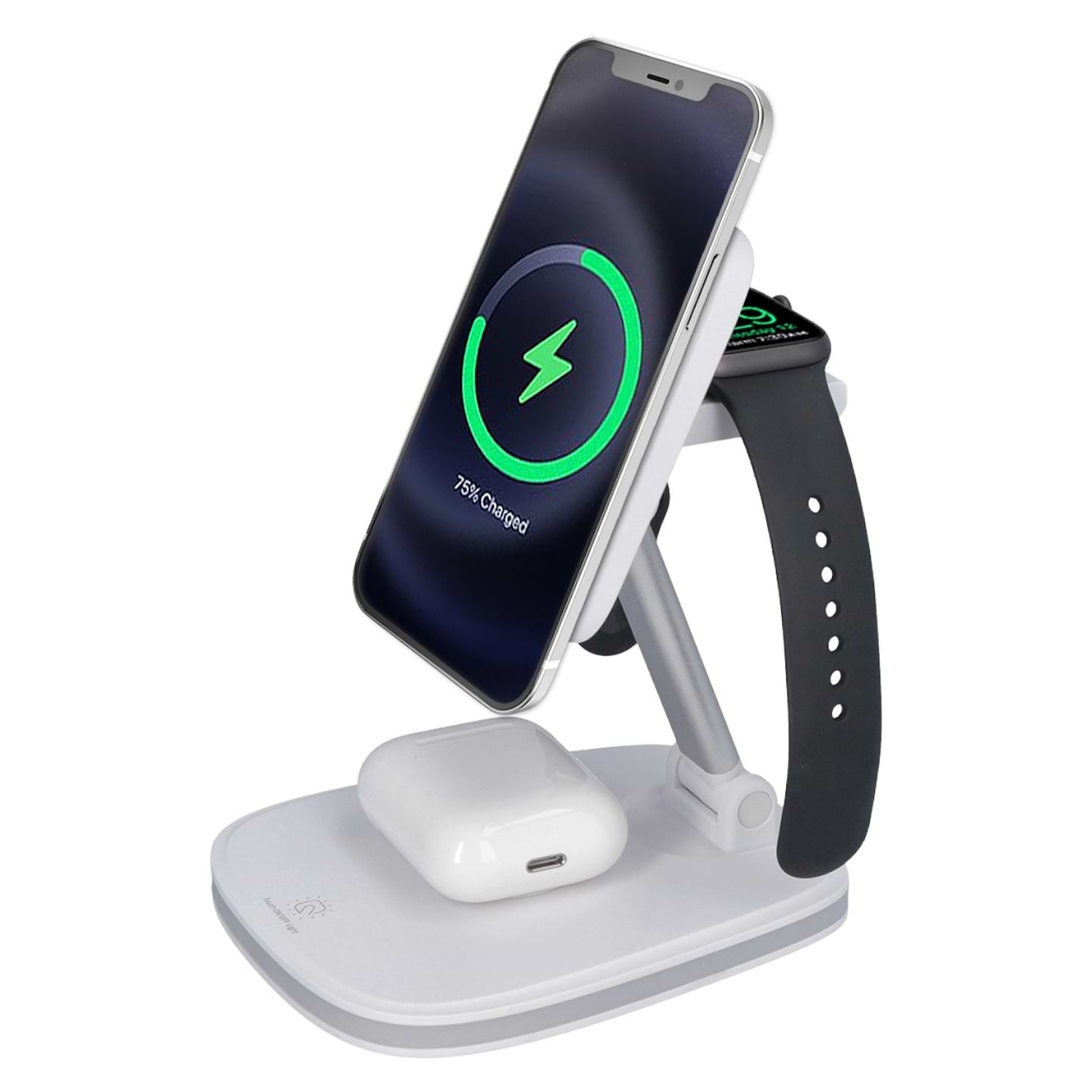 Бездротовий зарядний пристрій Ailink MagSafe Dock Station 3in1 (AI-MagDock-3in1wh)