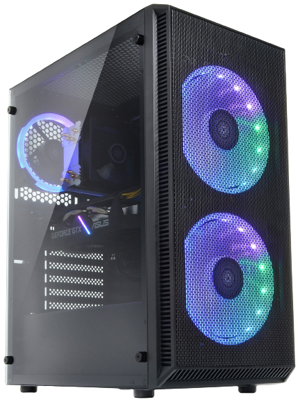 Фото - Системный блок QUBE QB i3 12100F RX 560 4GB 821 (i312100FRX5604GB821)