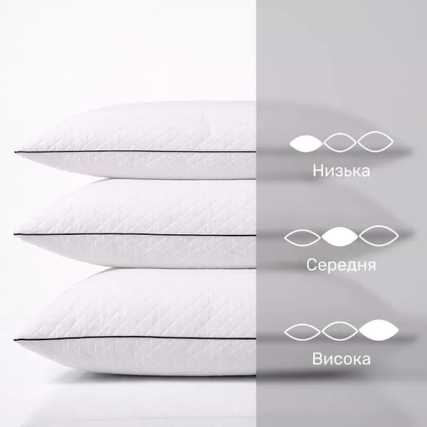 Фото - Подушка стандартна MirSon шовкова Eco 0533 м'яка 50x70 см (2200000135148)