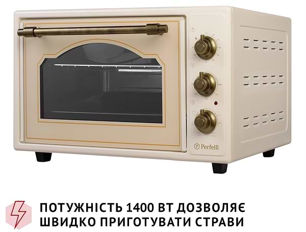 Фото - Печь электрическая Perfelli LAGGIO 37 IVORY RETRO