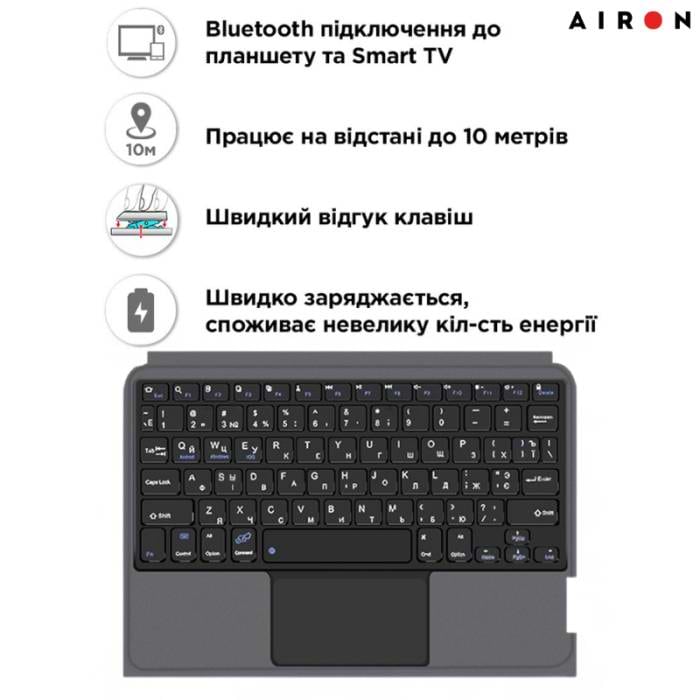 Фото - Чехол-клавиатура для планшета AIRON Premium for iPad Pro 13 2024 (4822352781231)