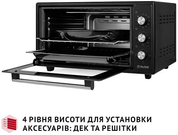 Фото - Печь электрическая Perfelli CLASSIC 48 BLACK